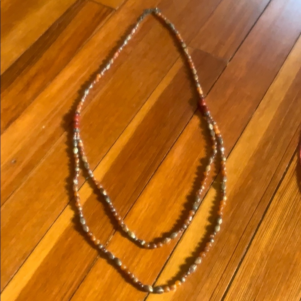Long layered necklace